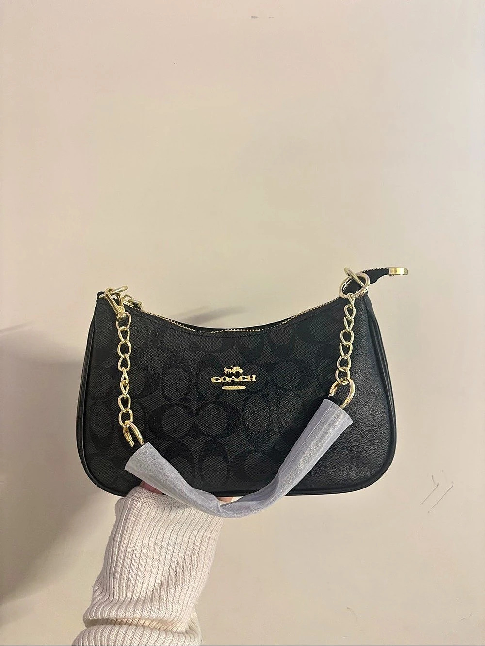 Black Coach Teri Shoulder Bag